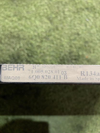 6Q0820411B RADIATORE CONDENSATORE CLIMATIZZATORE CLIMA VOLKSWAGEN POLO 1.4 9N