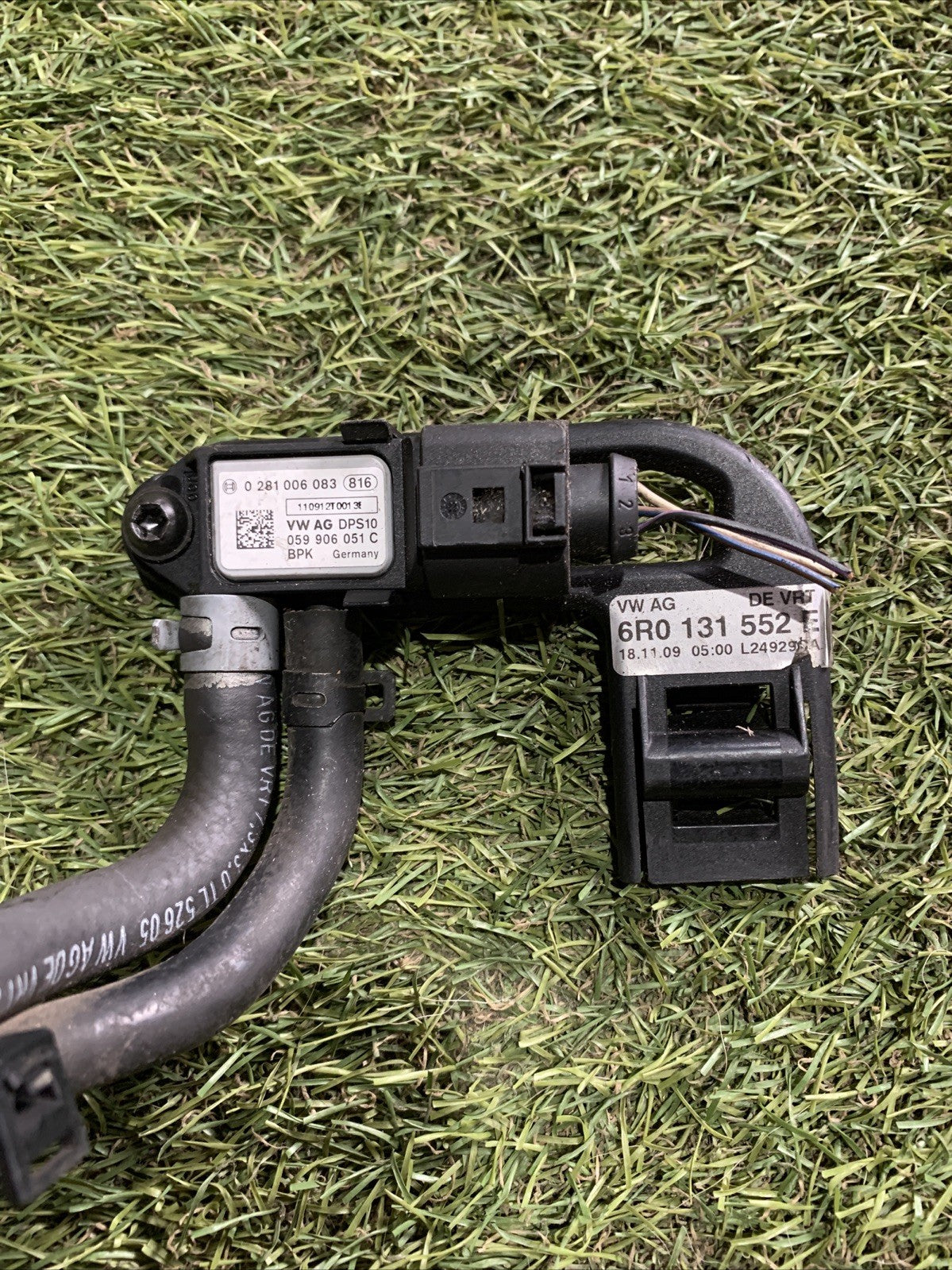 SENSORE PRESSIONE GAS SCARICO VOLKSWAGEN POLO (6R) 1.6 TDI 2011 059906051C