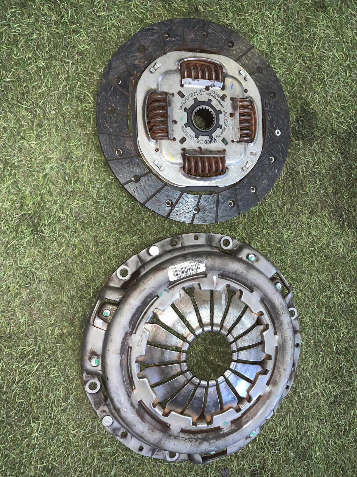 55254796 KIT DISCO FRIZIONE SPINGIDISCO FIAT PANDA 312 1.3 MULTIJET