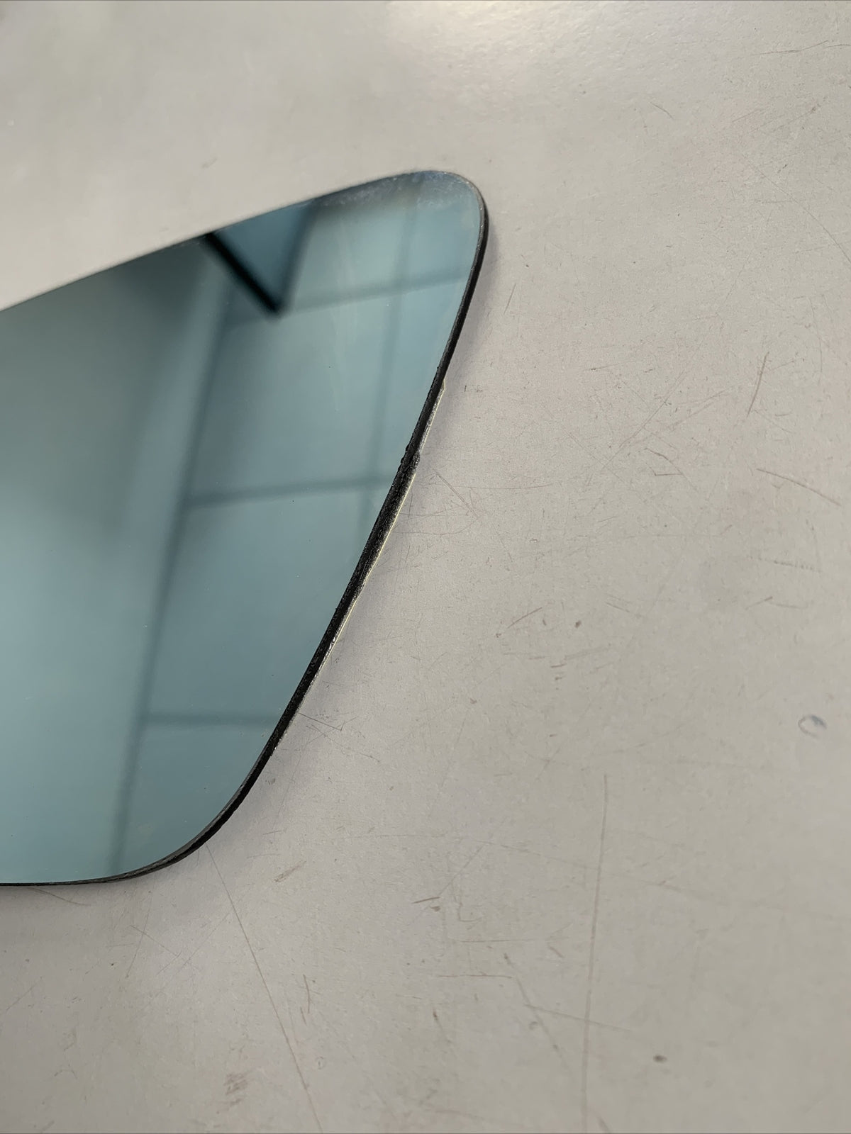 Vetro specchietto Audi A3 - A4 - A6 sinistro Dal 2001 azzurro curvo 916S