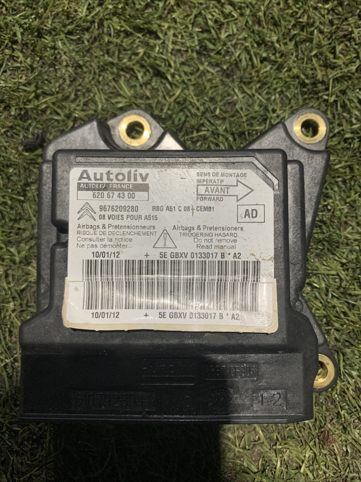 Centralina Airbag Citroen C3 2009-2015 1.4 Diesel 9676209280
