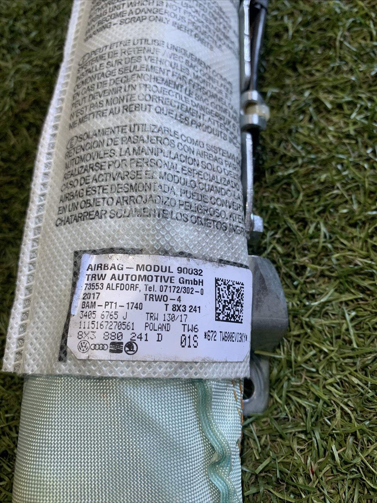 AIRBAG SEDILE SINISTRO SX PER AUDI A1 Serie (8XK) 8X3880241D (14>18)