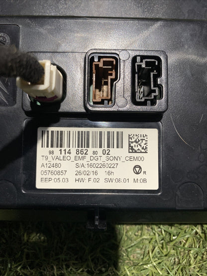 Display Schermo Peugeot 308 2016 981148628002