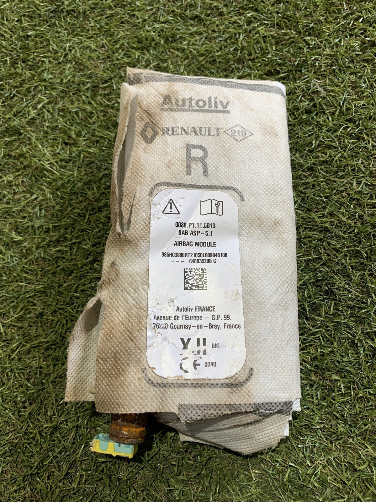 AIRBAG SEDILE DESTRO DX DACIA Sandero Serie 985H03800R (21)