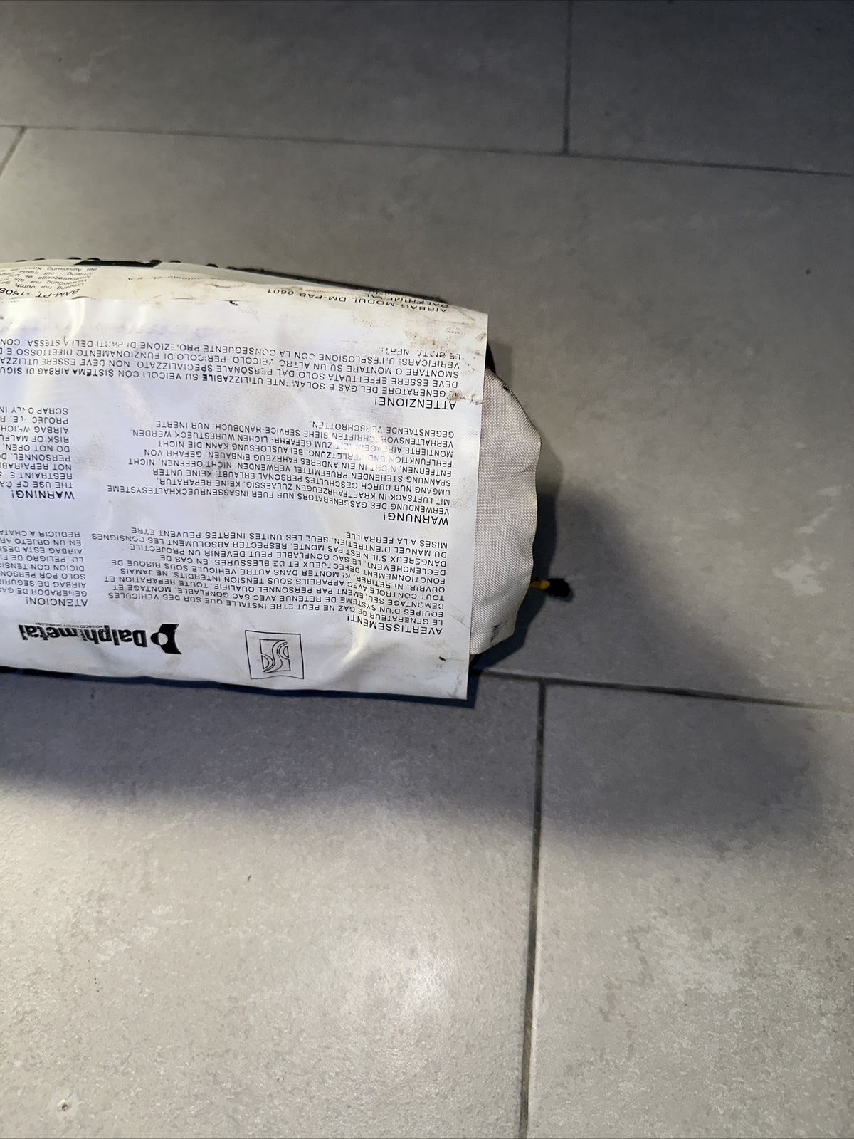 00517541130 AIRBAG LATERALE CRUSCOTTO FIAT GRANDE PUNTO