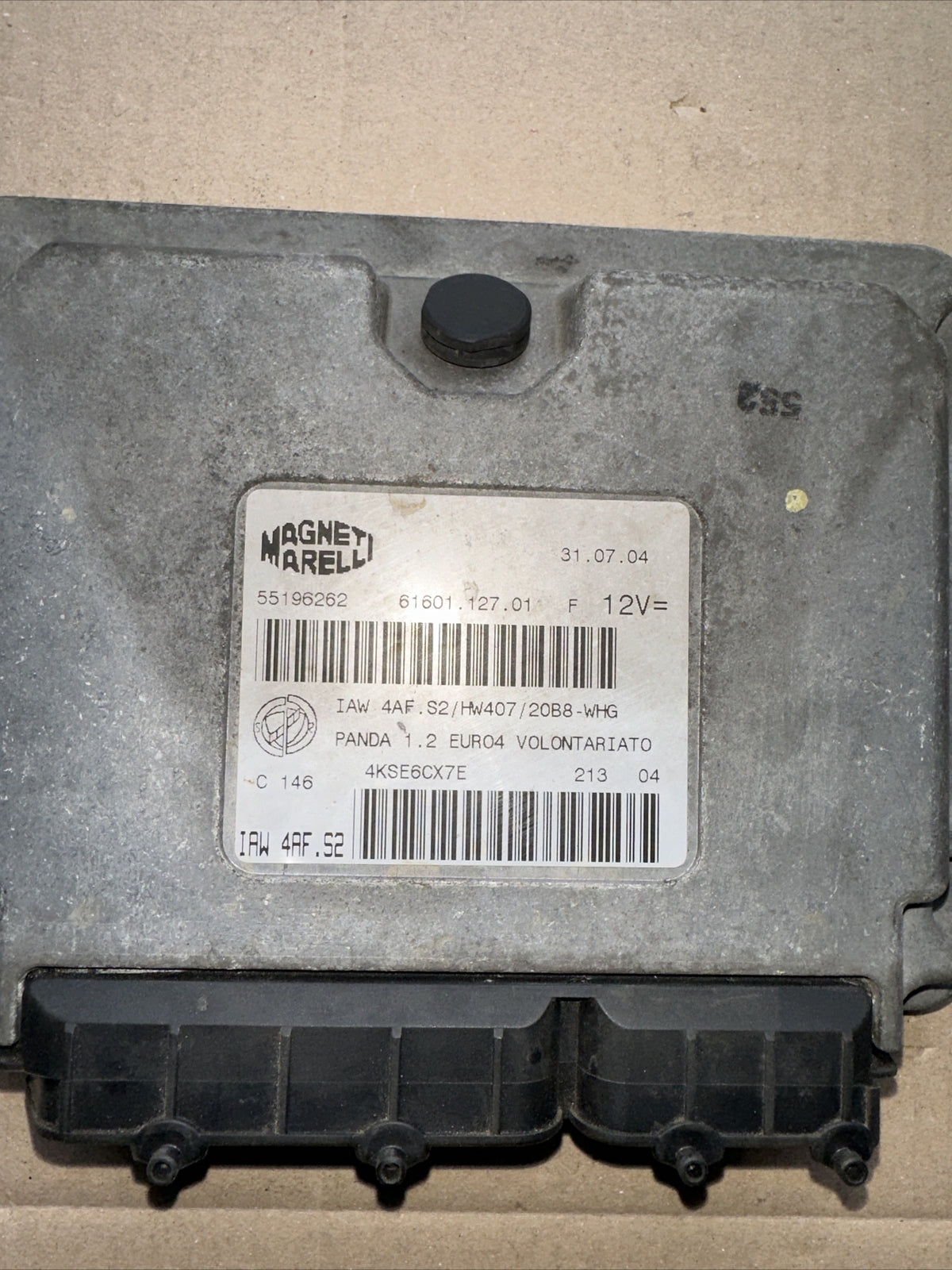 CENTRALINA MOTORE FIAT PANDA 169 1.2 44KW 2005 55196262