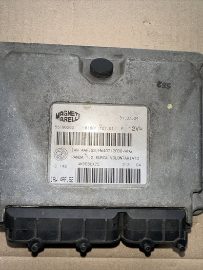 CENTRALINA MOTORE FIAT PANDA 169 1.2 44KW 2005 55196262