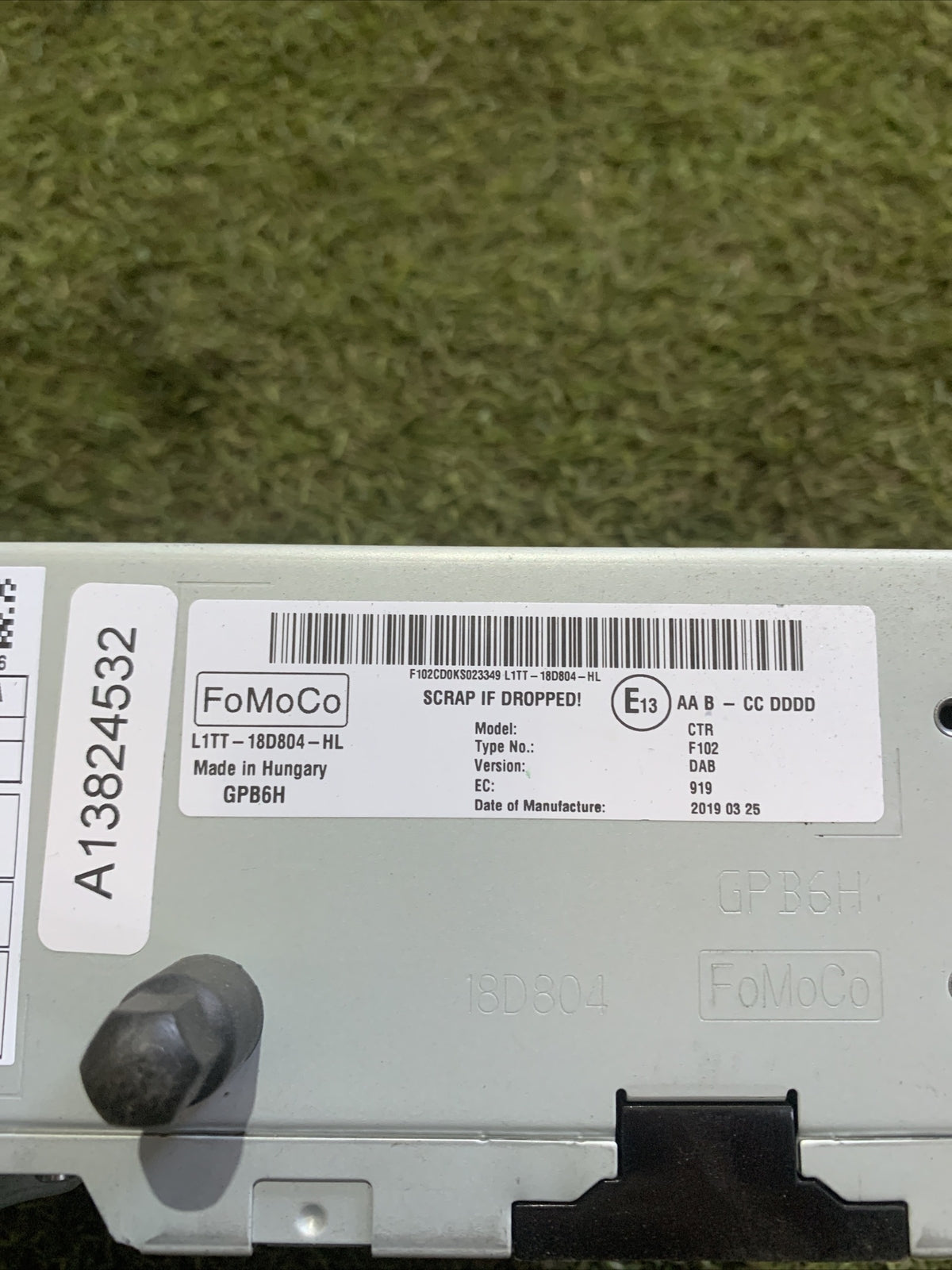 CENTRALINA AUTORADIO FORD Fiesta 7° Serie L1TT-18D804-HL