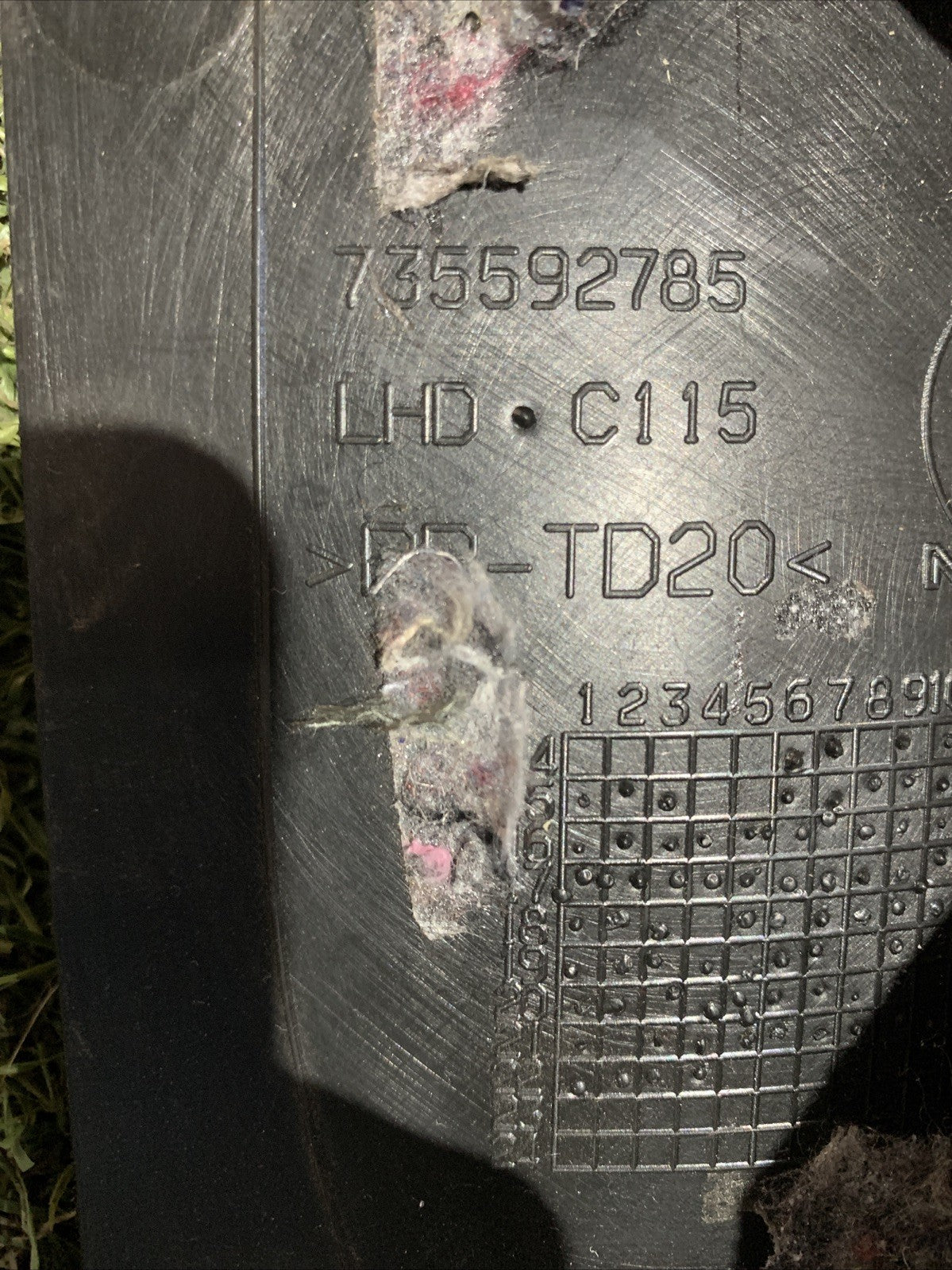 MODANATURA CONSOLE TUNNEL CENTRALE SX FIAT 500 X Serie 735592785 (2)