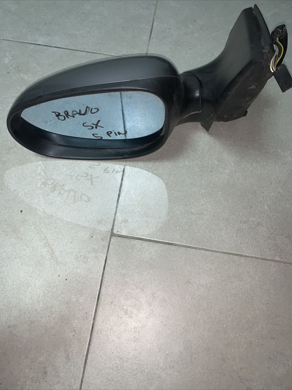 SPECCHIETTO RETROVISORE  SX FIAT BRAVO 01704737400 5 PIN-5 FILI