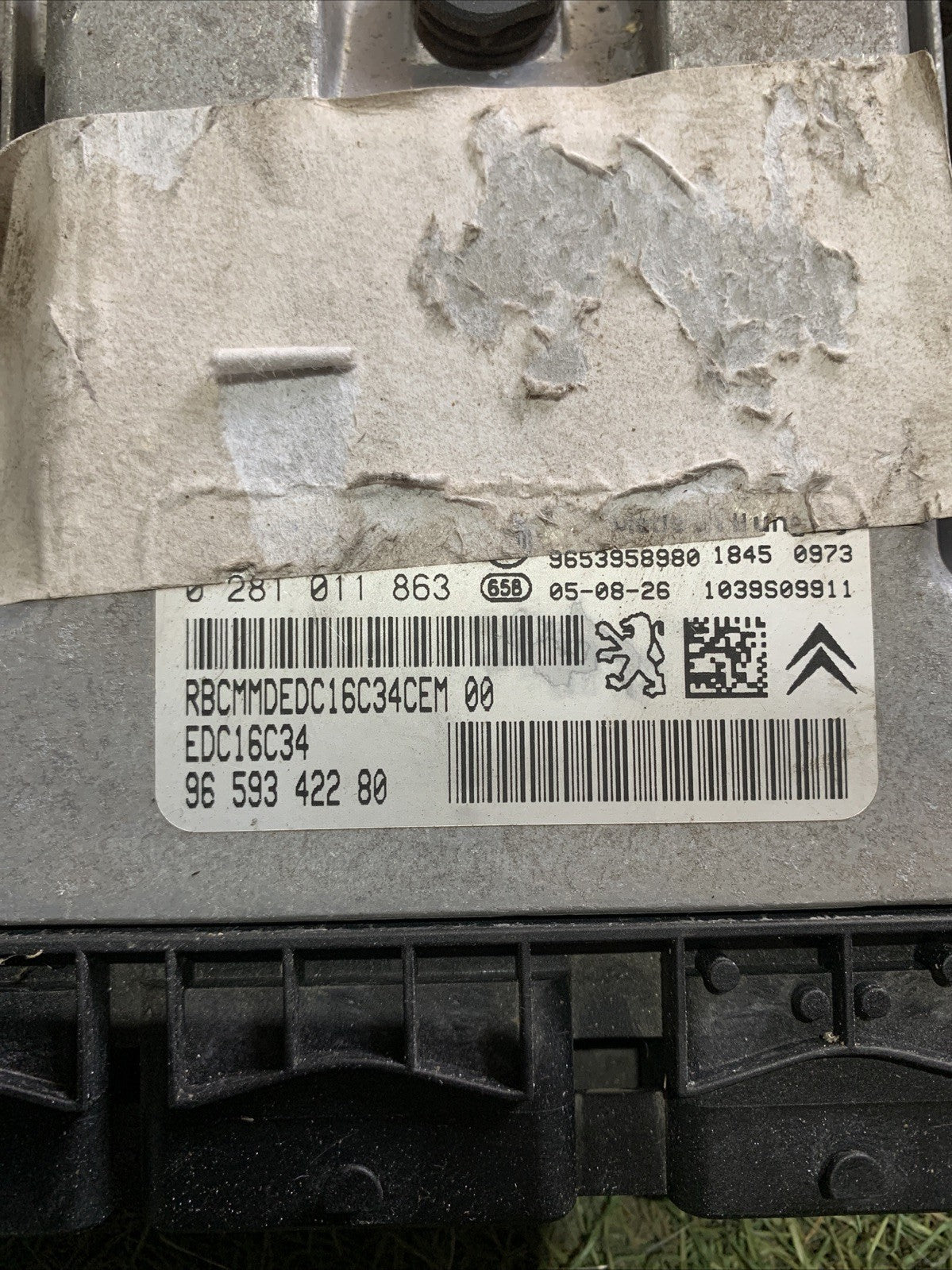 CENTRALINA MOTORE CITROEN C4 Berlina Diesel 1.6 HDI (04 08) 9659342280