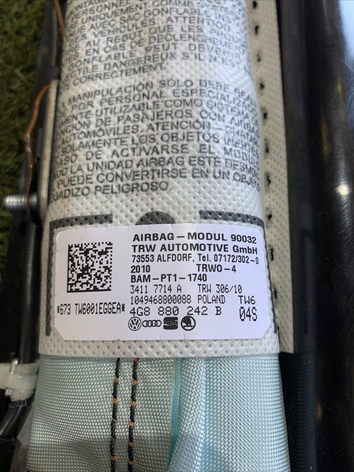 4G8880242B AIRBAG SEDILE LATO DESTRO DX AUDI A7 4G