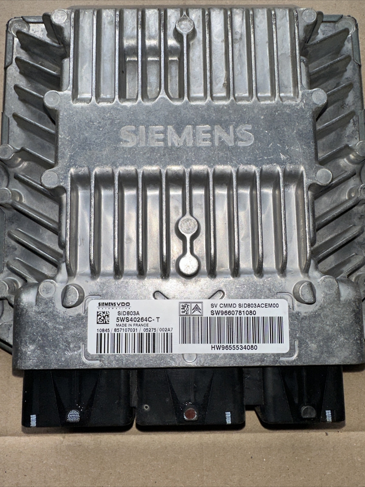 CENTRALINA MOTORE PEUGEOT 407 2.0 HDI 2006 - 5WS40264C-T - SW9660781080