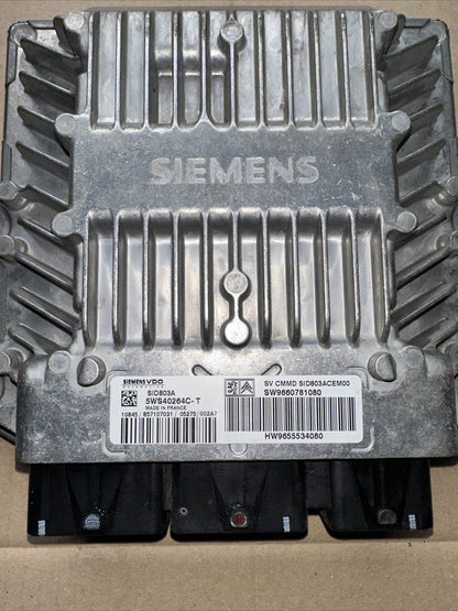 CENTRALINA MOTORE PEUGEOT 407 2.0 HDI 2006 - 5WS40264C-T - SW9660781080