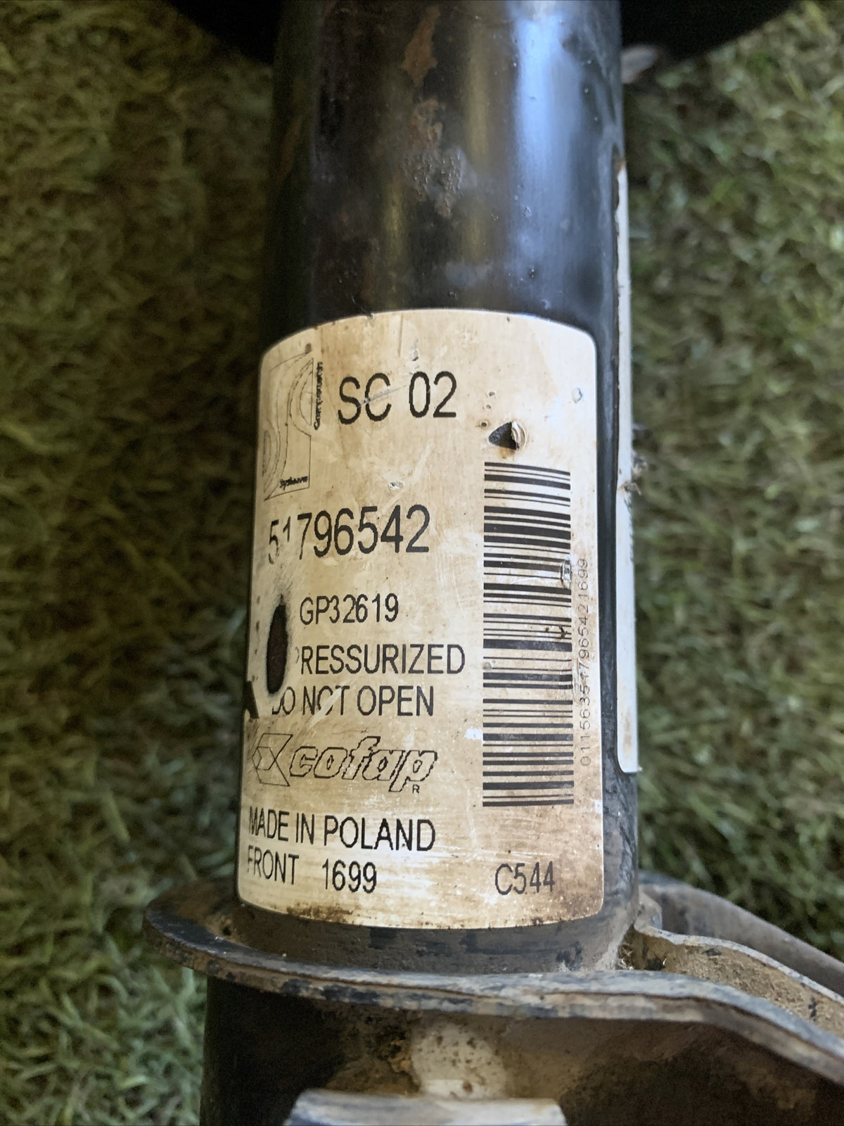 51796542 AMMORTIZZATORE ANTERIORE SINISTRO FIAT GRANDE PUNTO 1.3 90CV