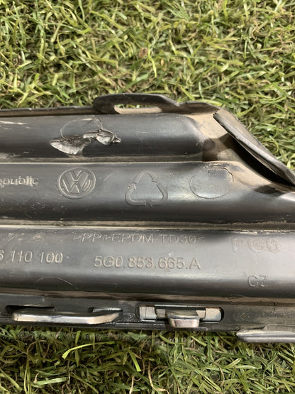 GRIGLIA HIGHLINE SX PARAURTI ANT ORIG VOLKSWAGEN GOLF MK7 2012 5G0853665A