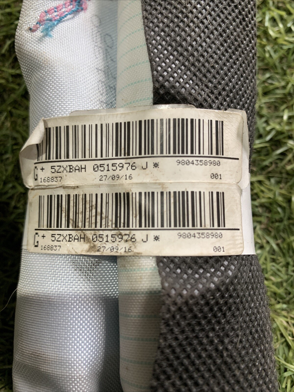 Airbag a Tendina laterale sinistro Citroen C4 Cactus cod:9804358980 (2014-2020)