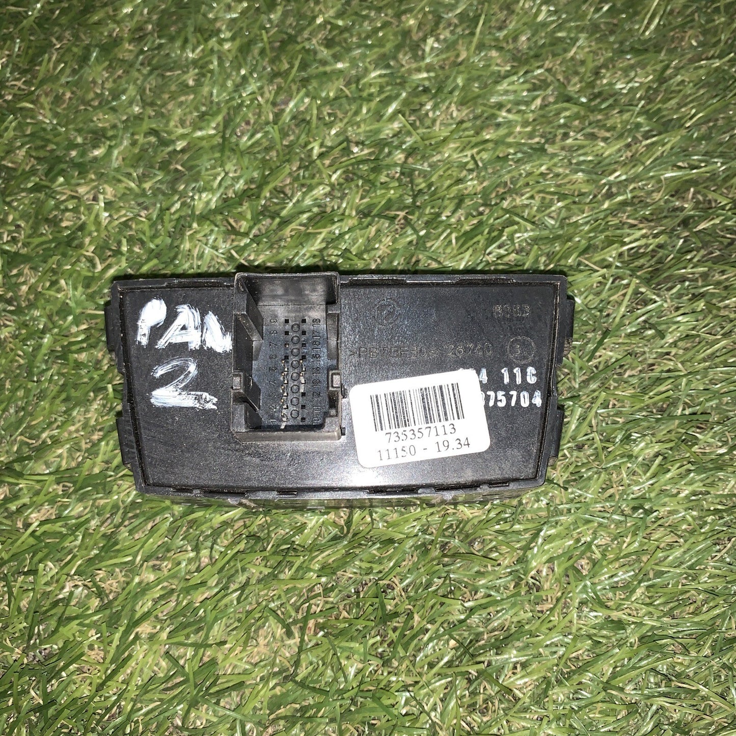 735357113 PULSANTIERA INTERRUTTORE QUATTROFRECCE FENDINEBBIA LUNOTTO FIAT PANDA