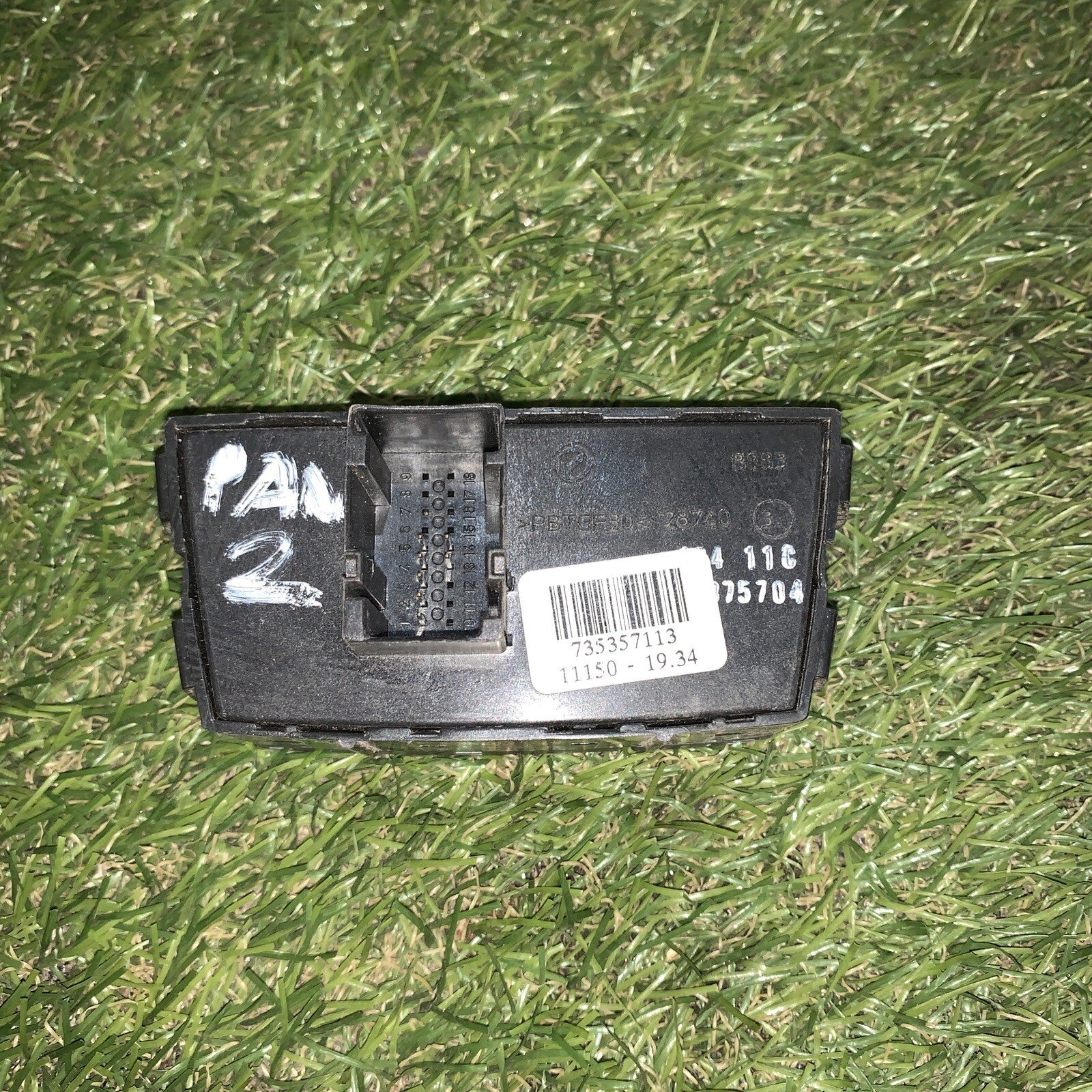 735357113 PULSANTIERA INTERRUTTORE QUATTROFRECCE FENDINEBBIA LUNOTTO FIAT PANDA