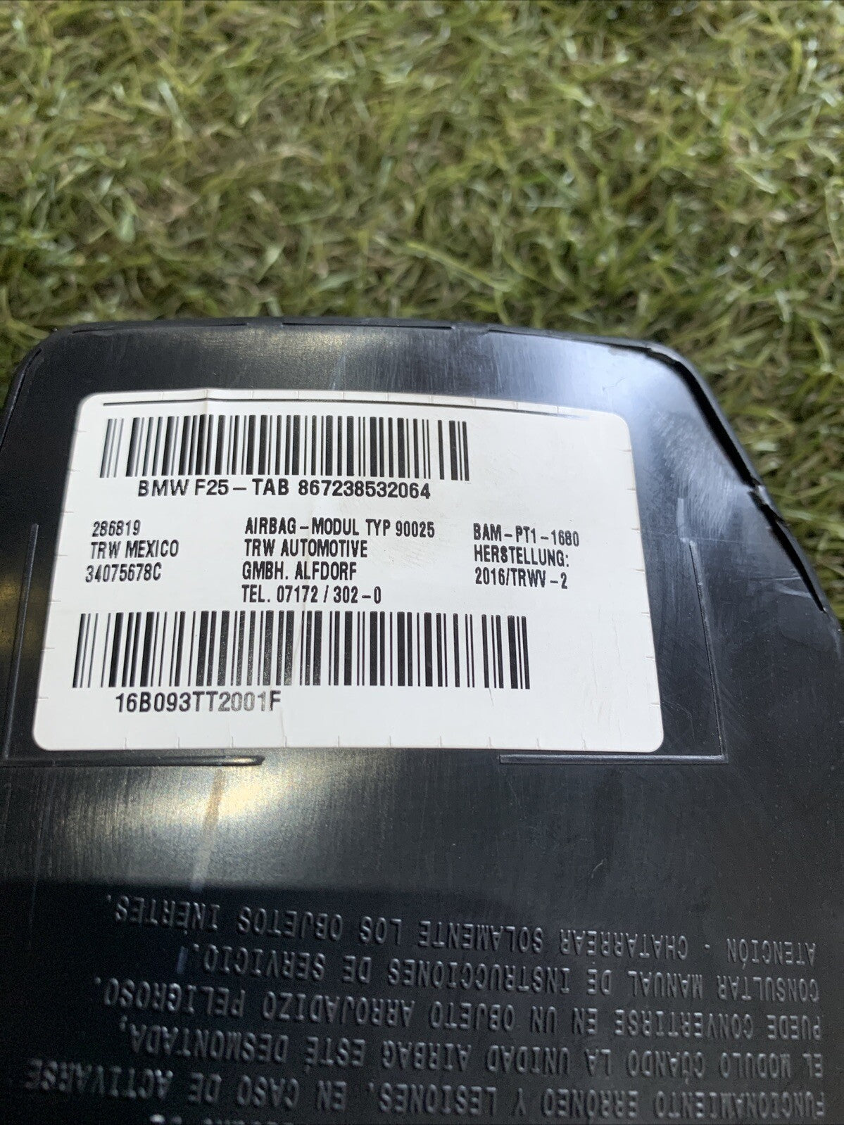 867238532064 AIRBAG SEDILE DX BMW X3 (F25) xDrive 20d 2011