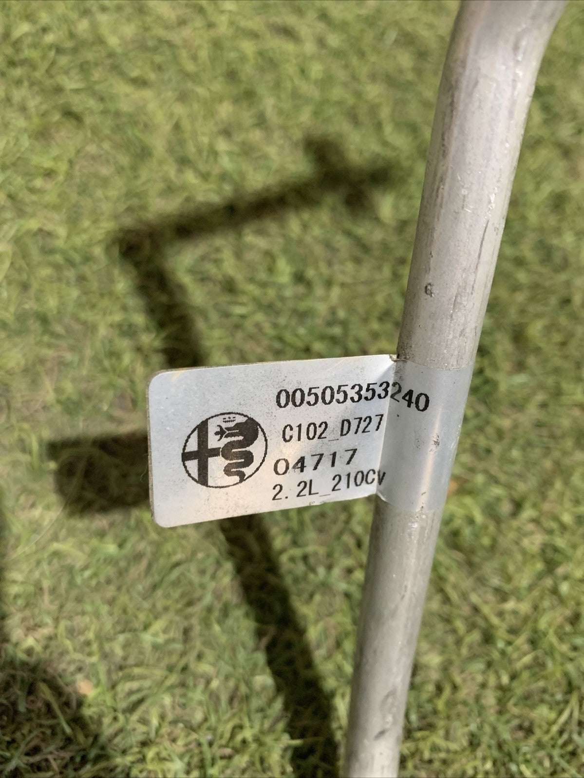 Tubo aria condizionata A/C  ALFA ROMEO STELVIO 2017 00505353240