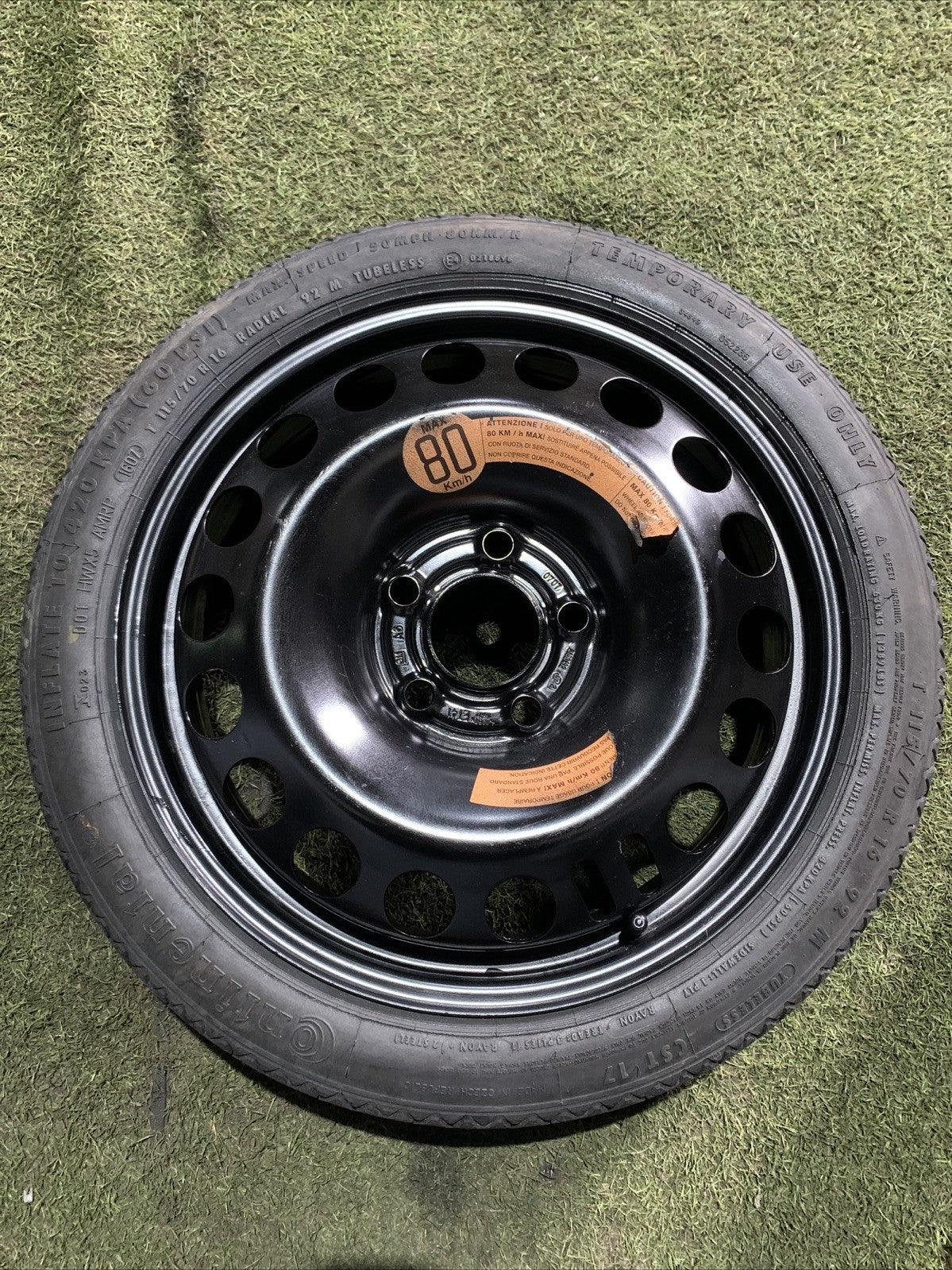 Ruotino Di Scorta Opel Astra H 115/70R16