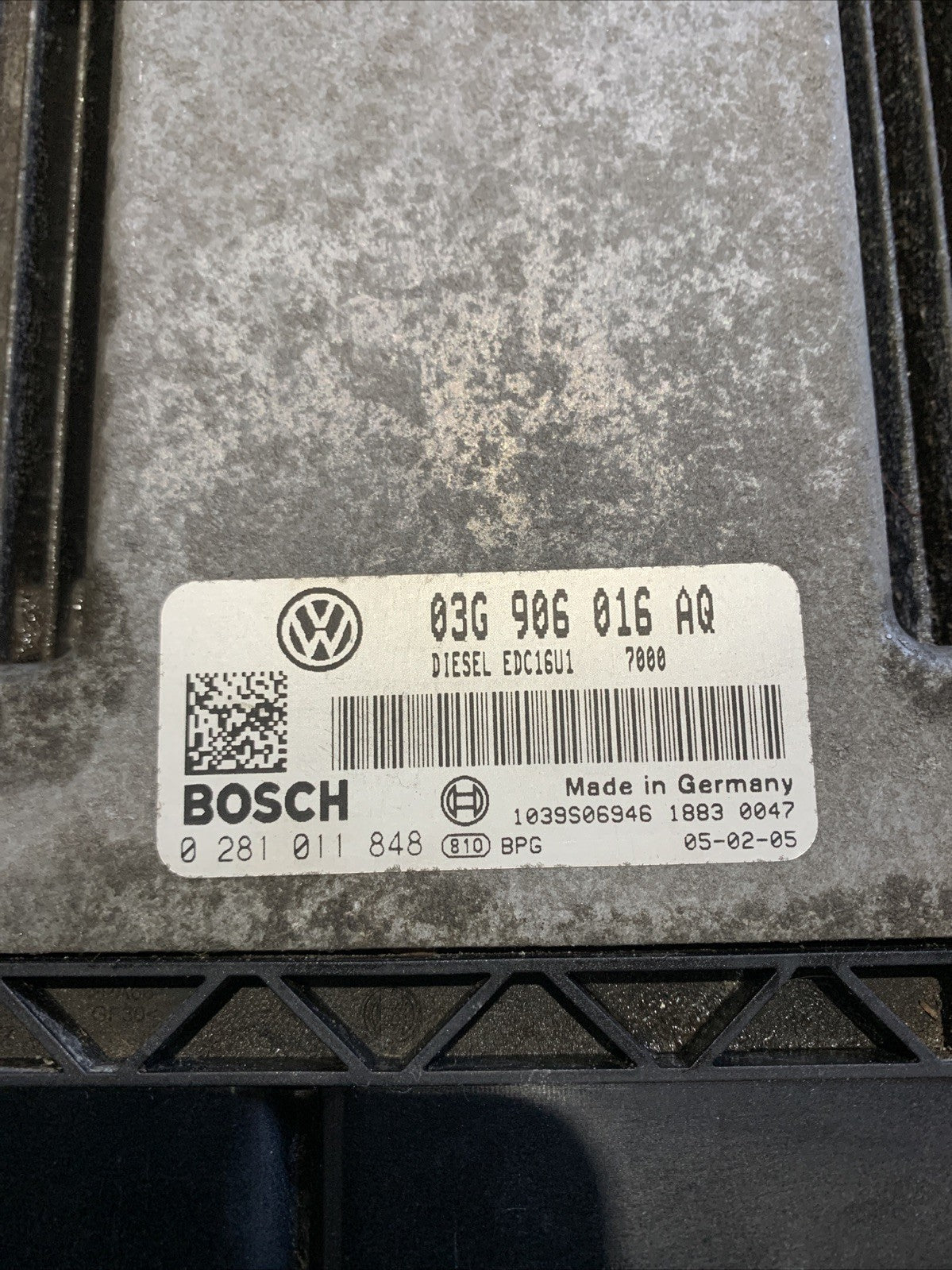Centralina Motore Bosch Volkswagen Golf 5 2.0 Diesel 03G906016AQ