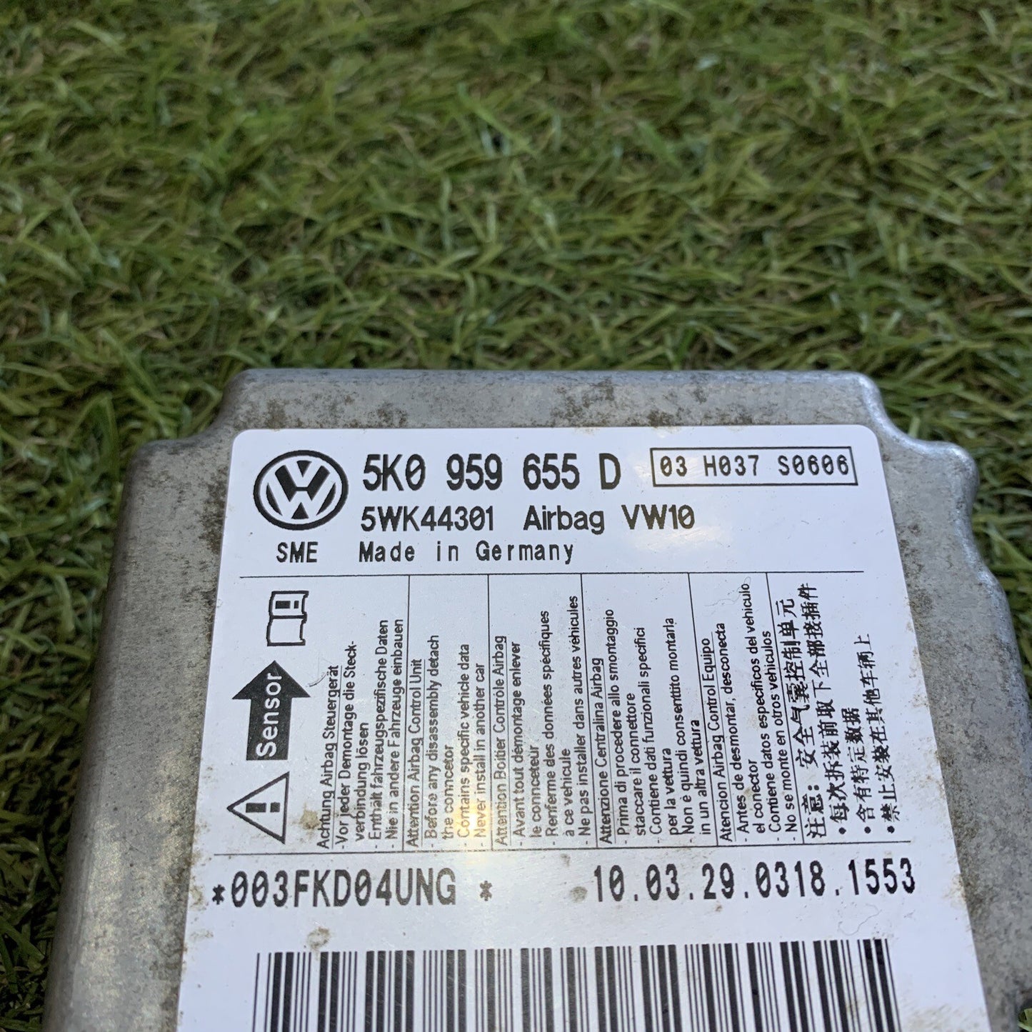 CENTRALINA AIRBAG VOLKSWAGEN Golf 6 2.0 140CV 3 PORTE 5K0959655D