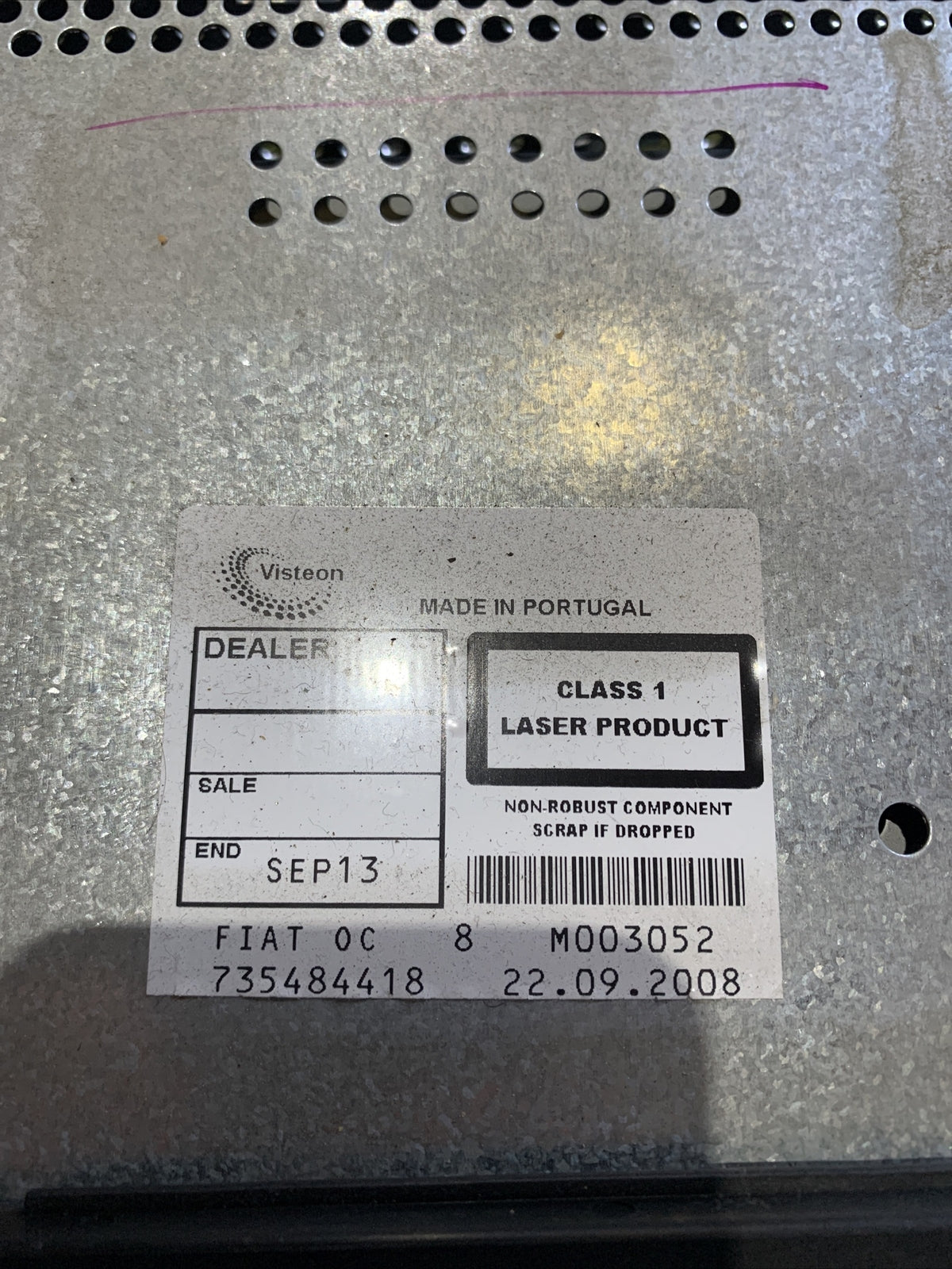 Stereo Autoradio Fiat Bravo 735484418