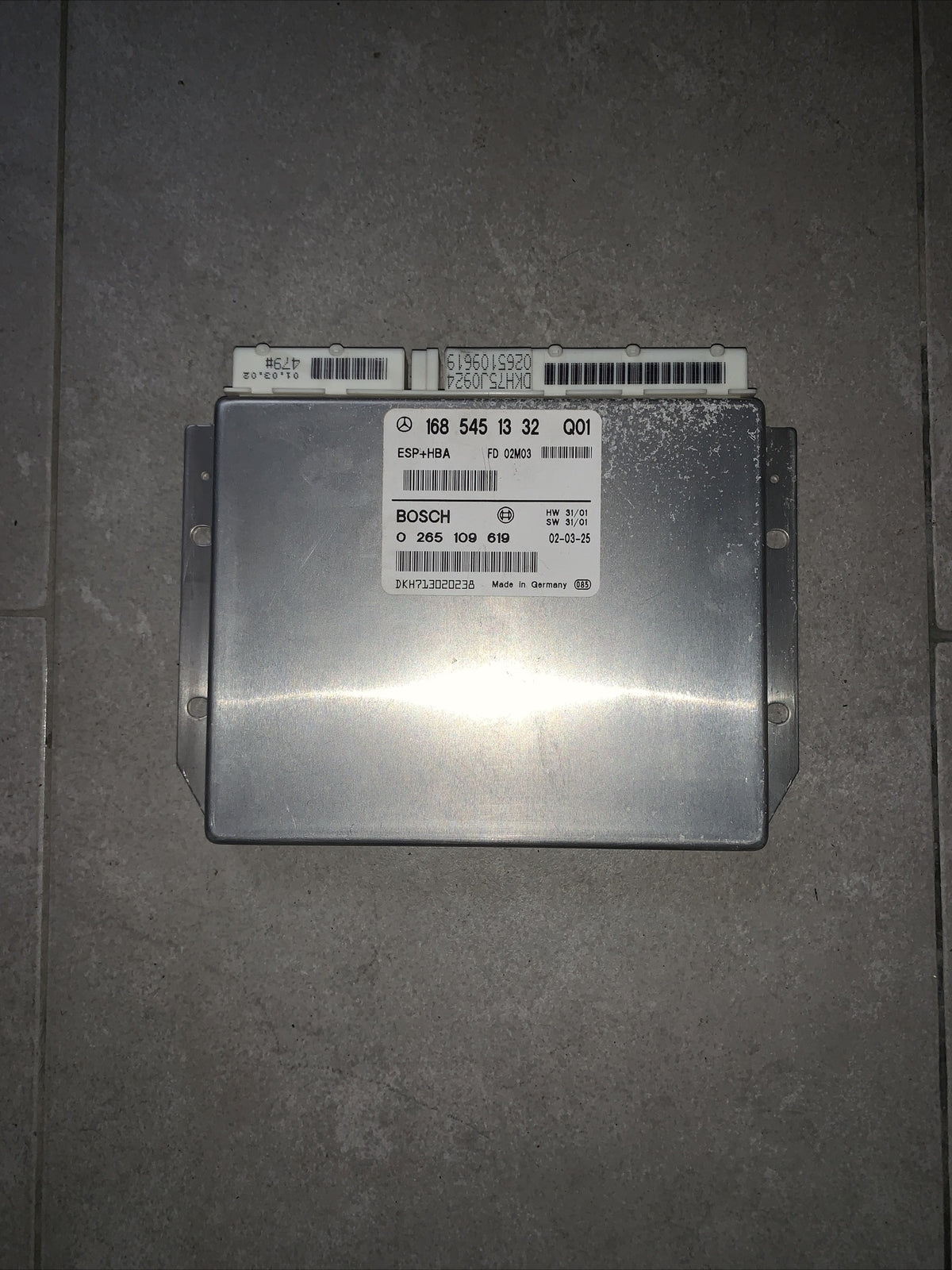 Centralina Stabilita ESP+HBA BOSCH 0265109619 MERCEDES-BENZ 1685451332 Classe A