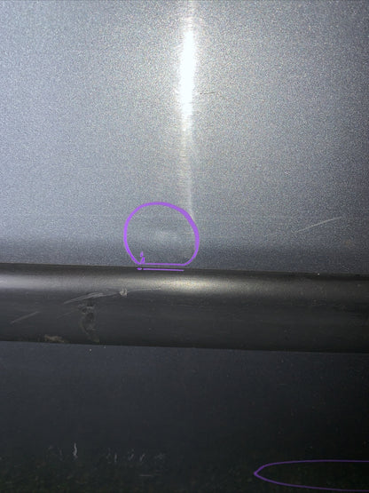 Porta / Sportello posteriore sinistro grigio scuro Fiat Idea