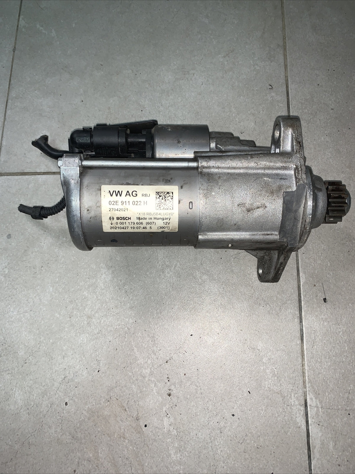 Motorino D’Avviamento Audì RSQ3 02E911022H