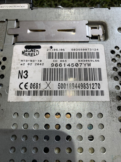 Autoradio Con Navigatore Citroen C5 1 Serie 96614507YW