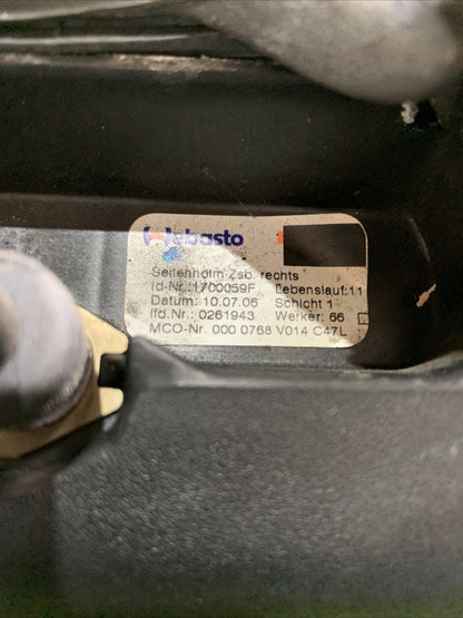 RIVESTIMENTO GUIDA ESTERNA CAPOTE LATO DESTRO SMART FORTWO 450 2006