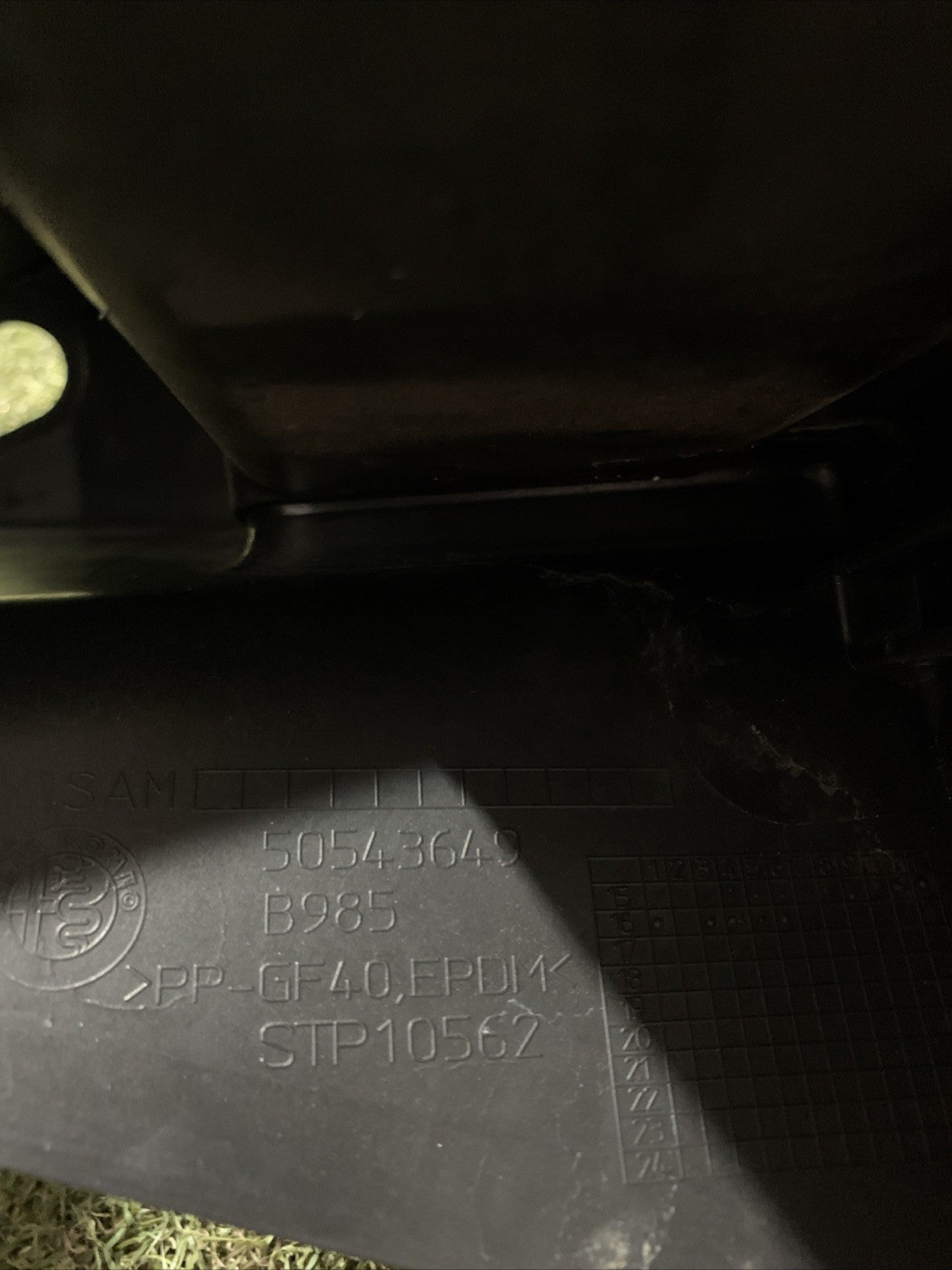 Parte Condotto Aspirazione Aria Alfa Romeo Giulia 2016 50543649