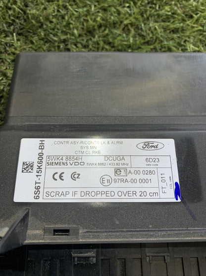 Centralina Unità di Controllo Comfort Ford Fiesta 5 Serie 6S6T-15K600-BH