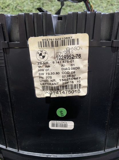 Quadro Strumenti Bmw Serie 1 E81 2007 2.0 Diesel 9141475-01
