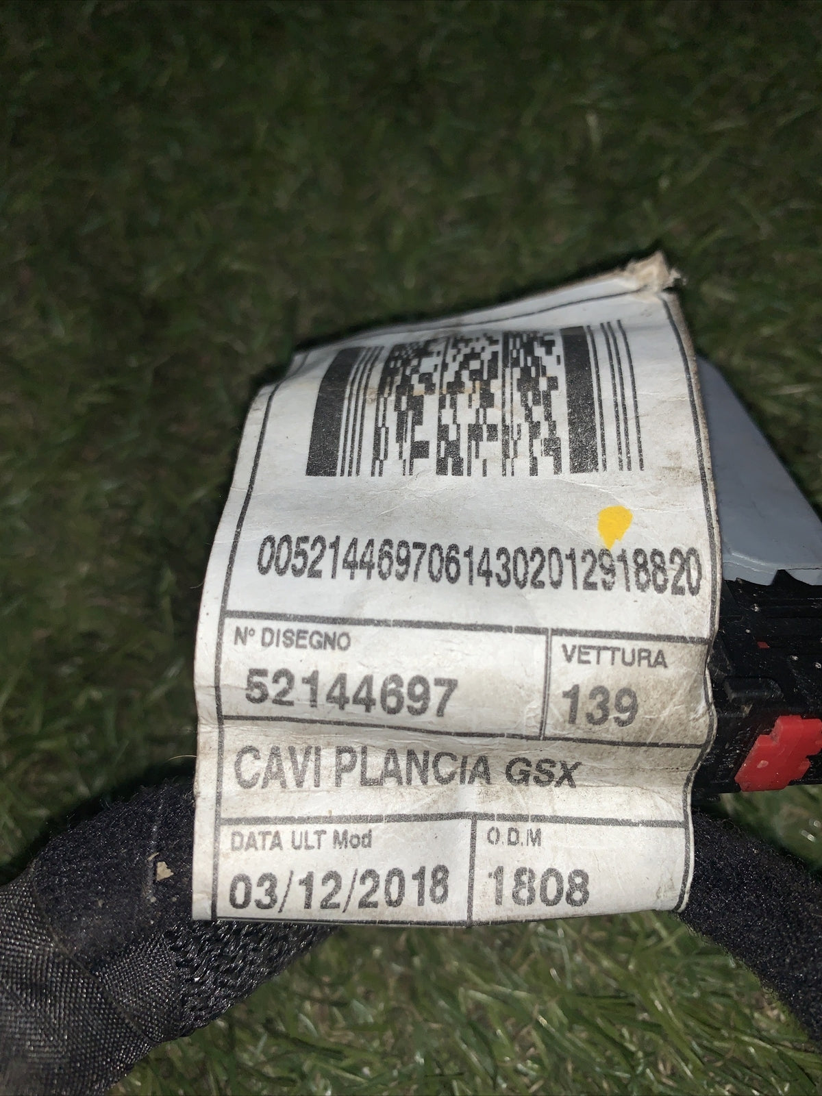 CABLAGGIO CRUSCOTTO FIAT PANDA 3 (312_319) 1.0 Hybrid