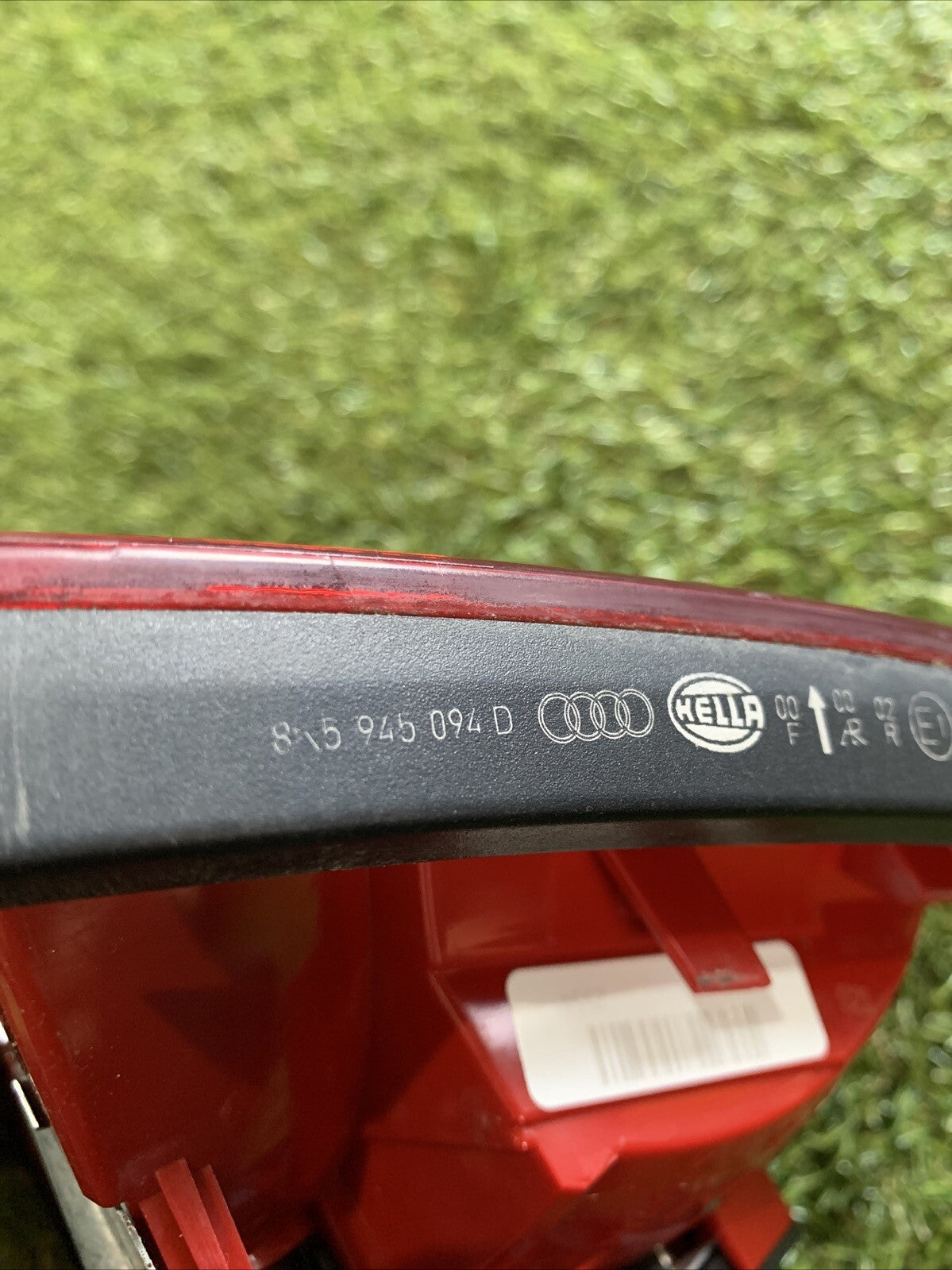 8K0945094D FARO FANALE POSTERIORE DESTRO PARTE INTERNA AUDI A4 2010 BERLINA