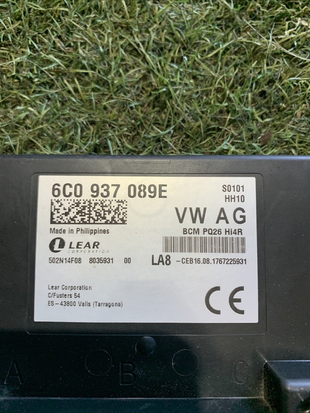 Body Computer Skoda Fabia 2017 1.0 Benzina 6C0937089E
