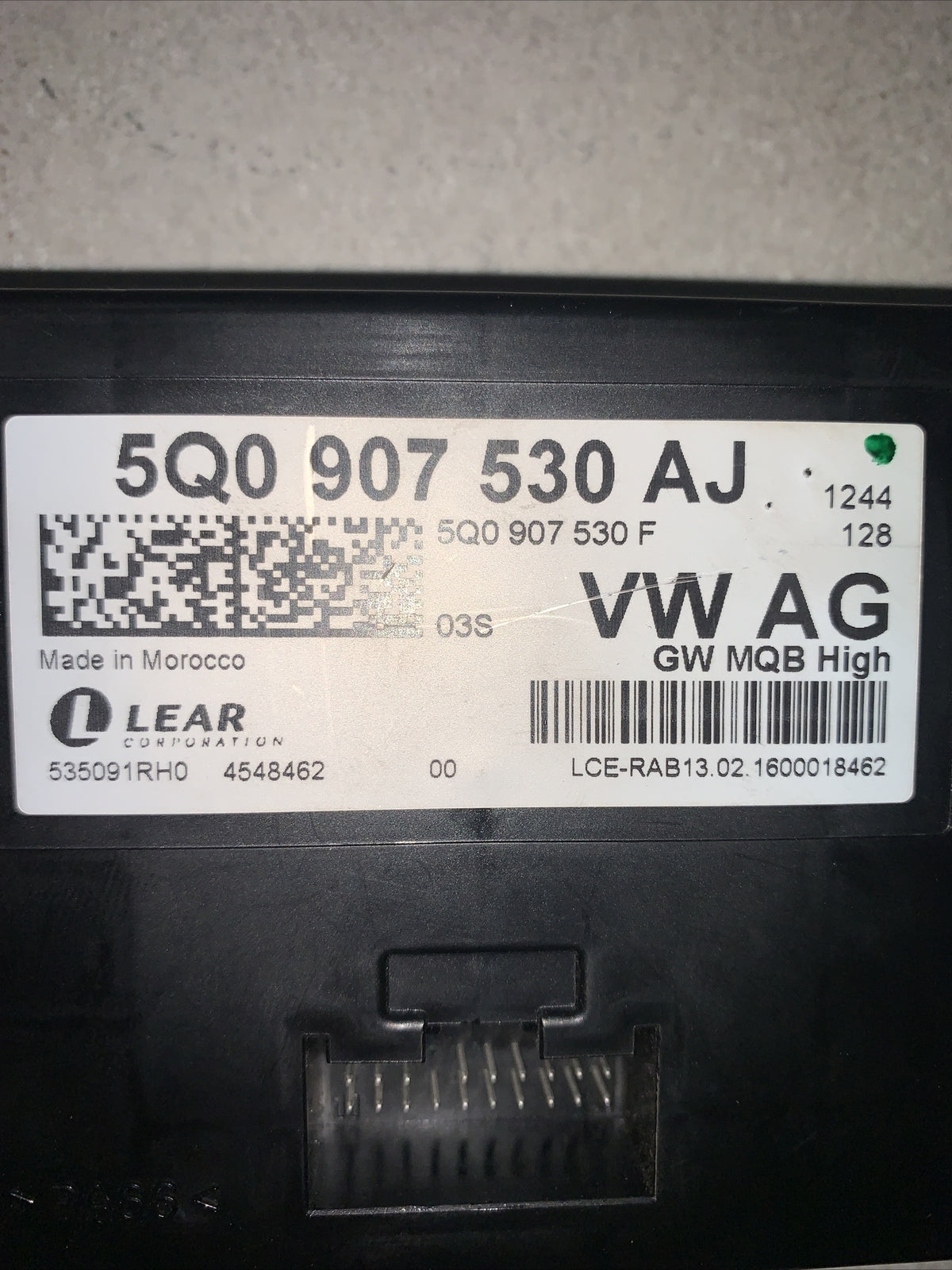 5Q0907530AJ MODULO ELETTRONICO VOLKSWAGEN Golf 7 / 5Q0907530AJ/535091RH0