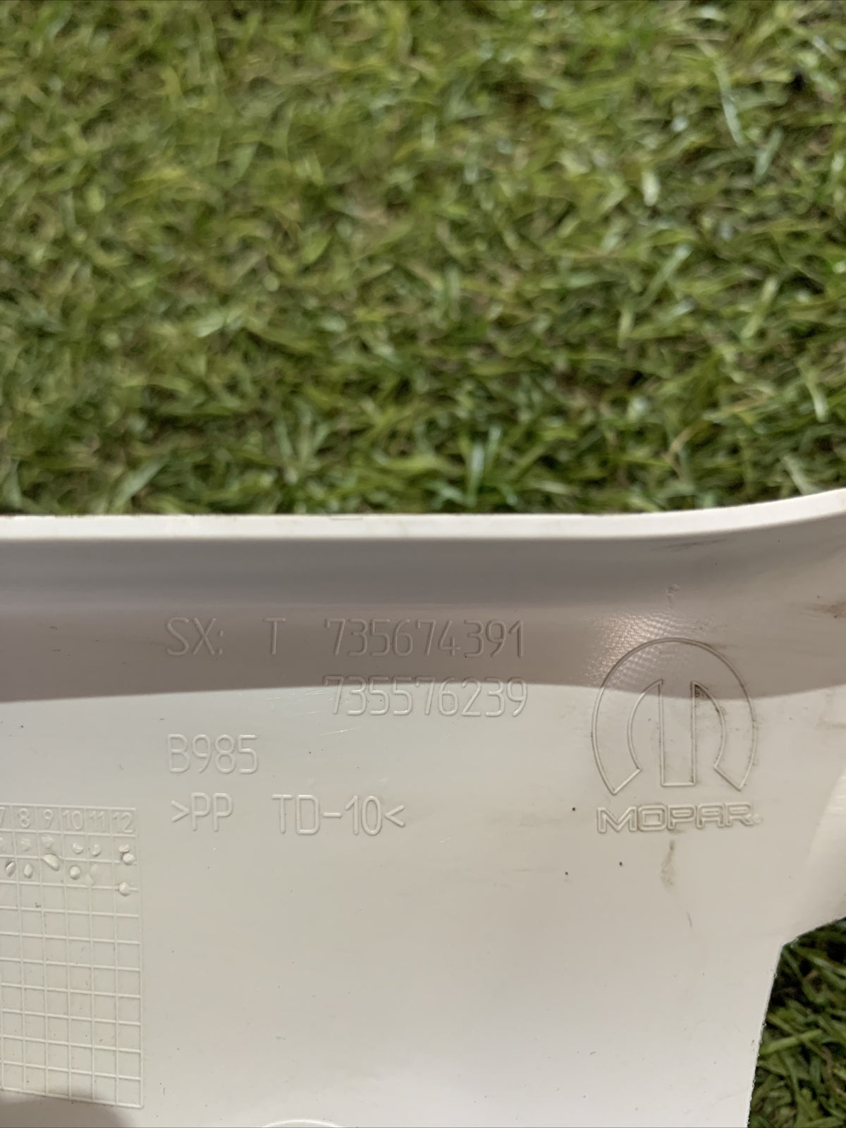 MODANATURA RIVESTIMENTO ANT SX FIAT 500X (334) DAL 2014- , 735674391