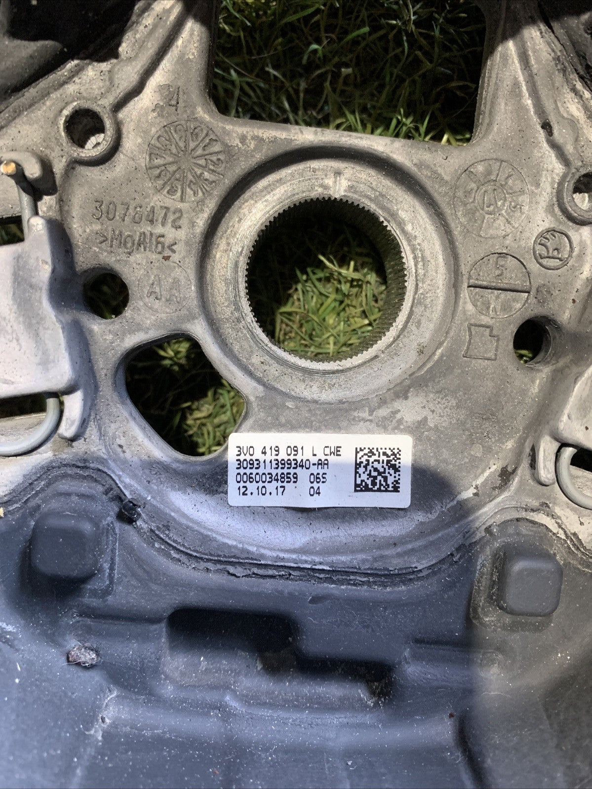 Volante In Pelle Multifunzione Skoda Fabia 2017 3V0419091L (2)