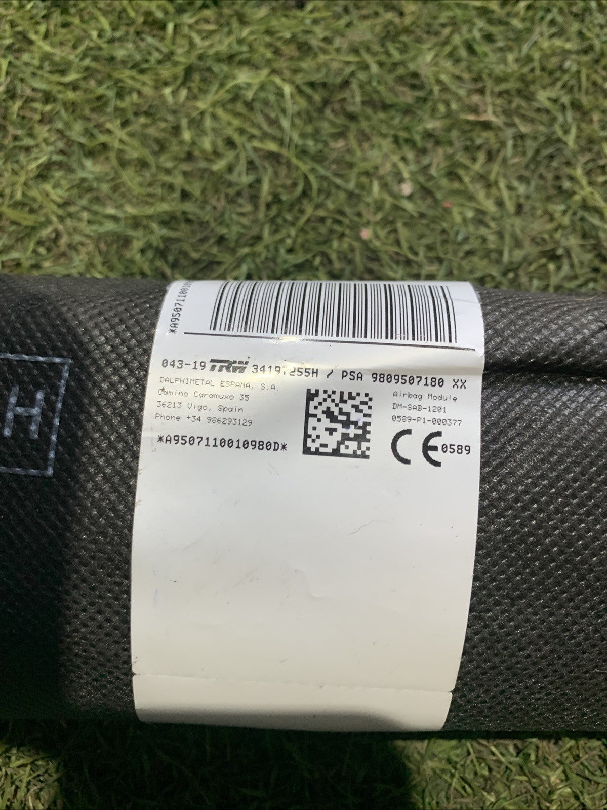 Airbag Sedile Sx Sinistro Peugeot 3008 5008 508 Citroen C5  16/23 9809507180 (2)