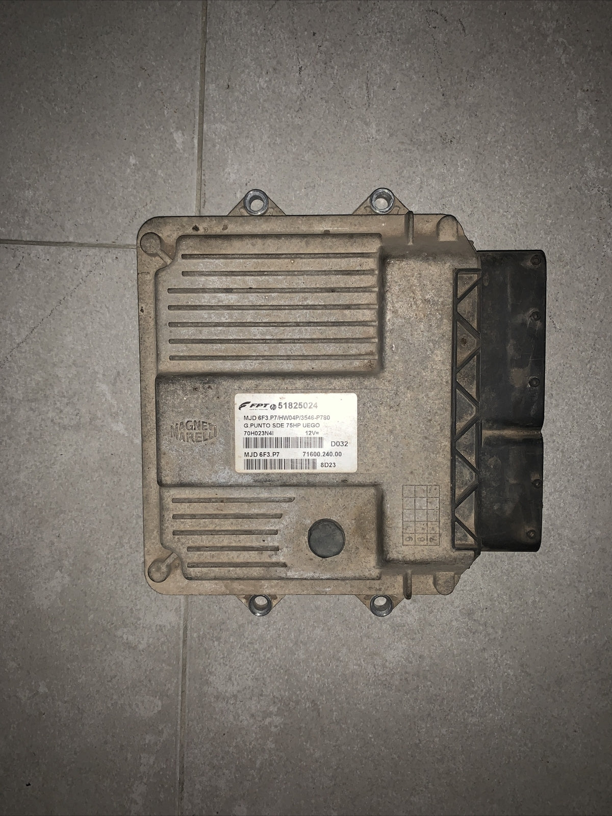 Centralina motore Fiat Grande Punto 1.3 mjt dal 2005 al 2018 cod 51825024