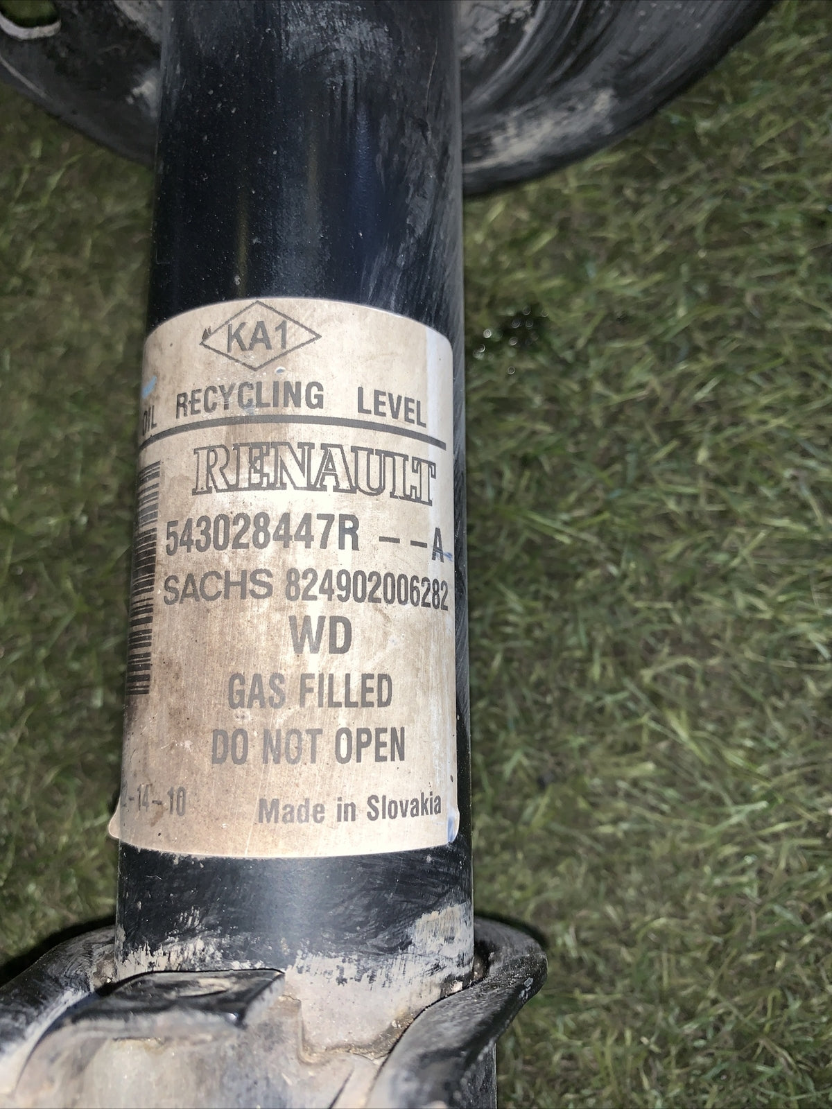 543028447R AMMORTIZZATORE ANTERIORE DESTRO DACIA LODGY 1.5 DCI