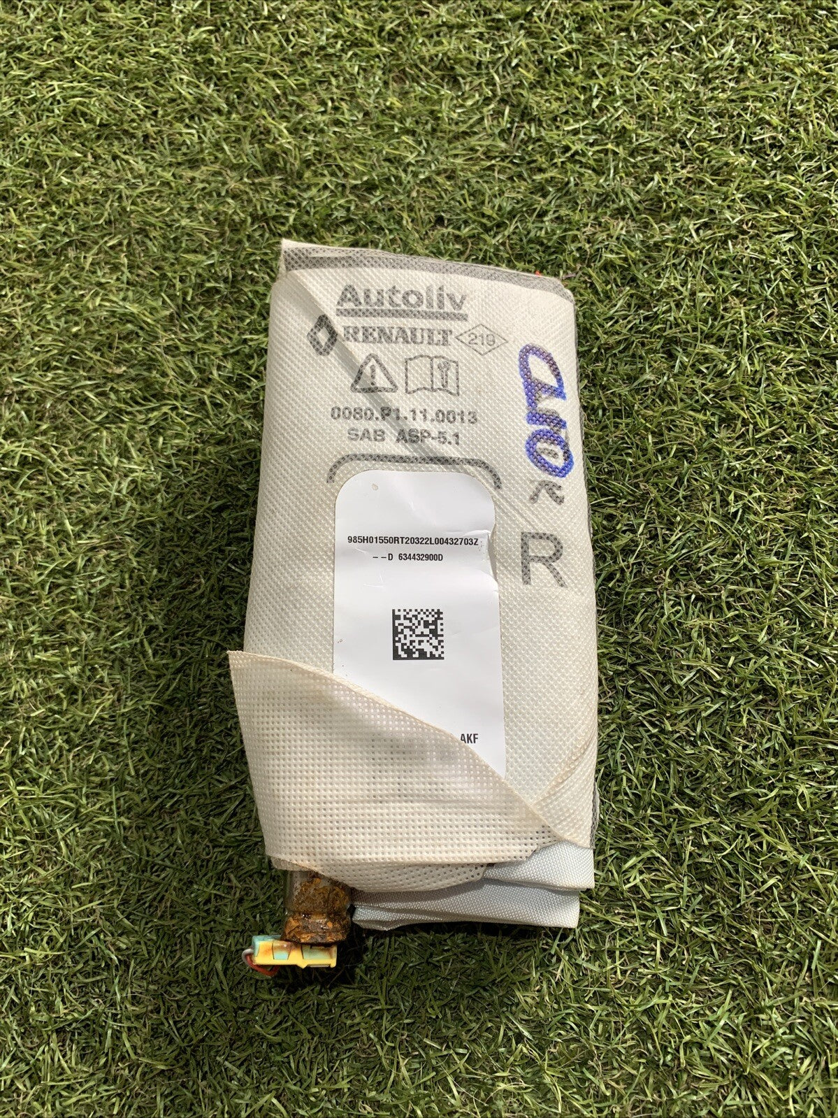 985H01550R AIRBAG SEDILE DX RENAULT CLIO V (B7) 2021 5P