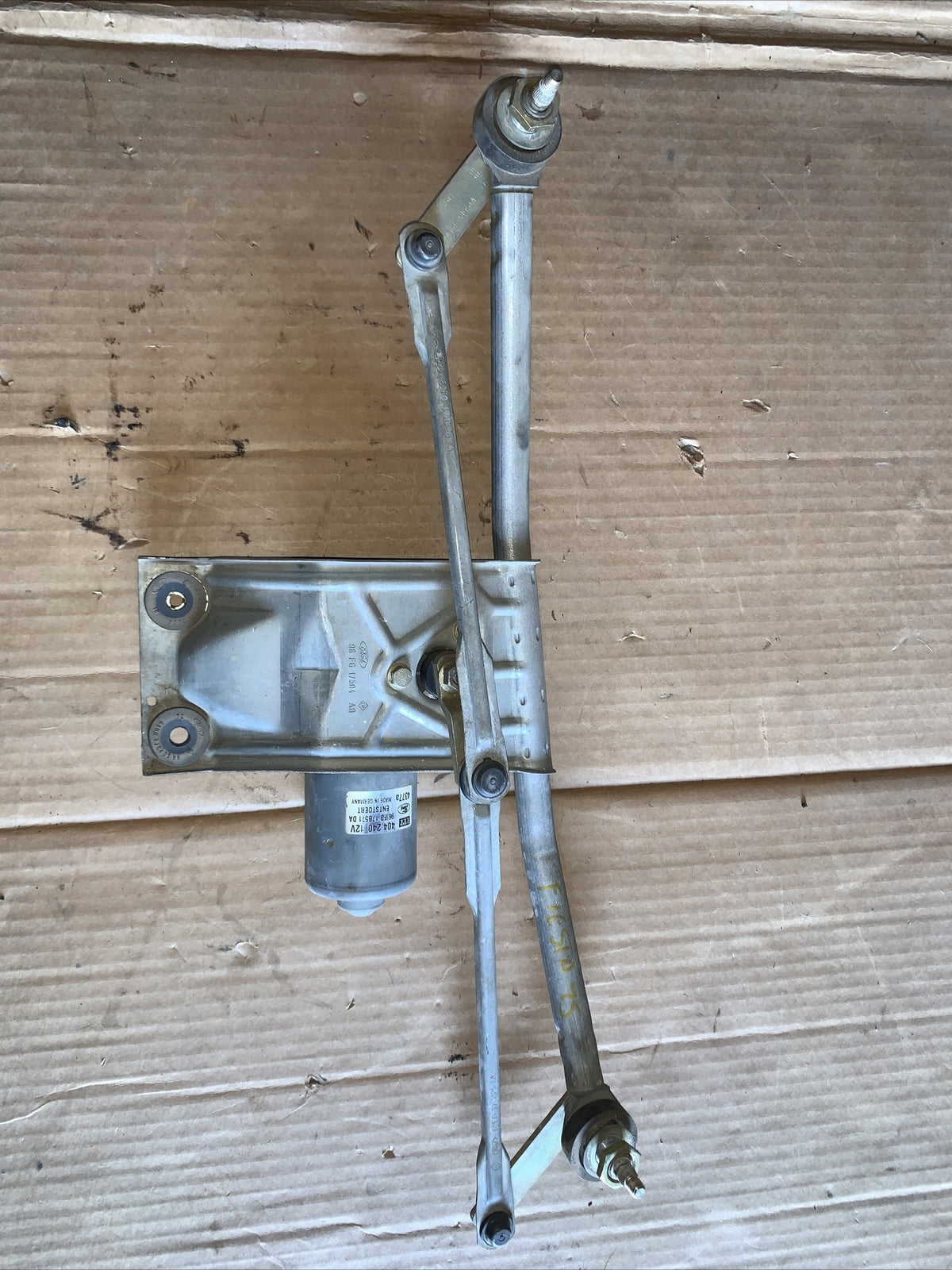 96FB17B571 MOTORINO MECCANISMO TERGICRISTALLO ANTERIORE FORD FIESTA-KA-PUMA 98 