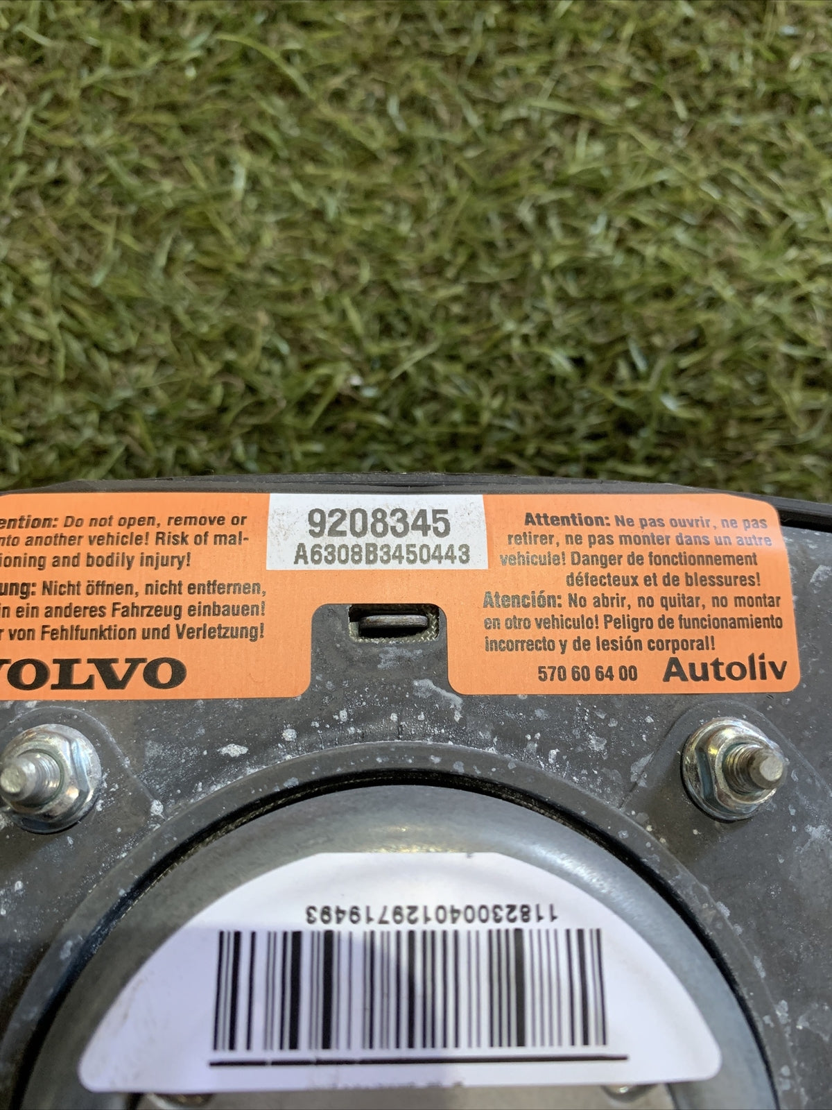 Airbag Volante Volvo S60 9208345