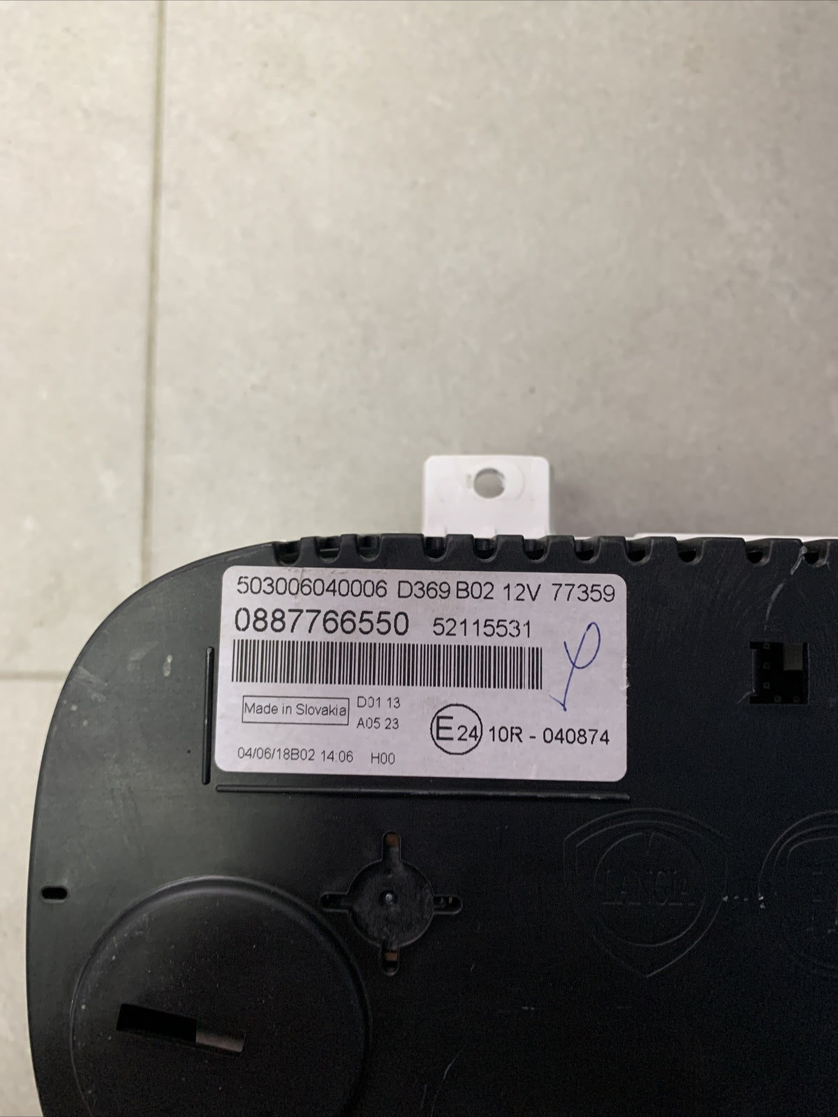 Quadro Strumenti Conta KM per FIAT PANDA 1.2 Benzina